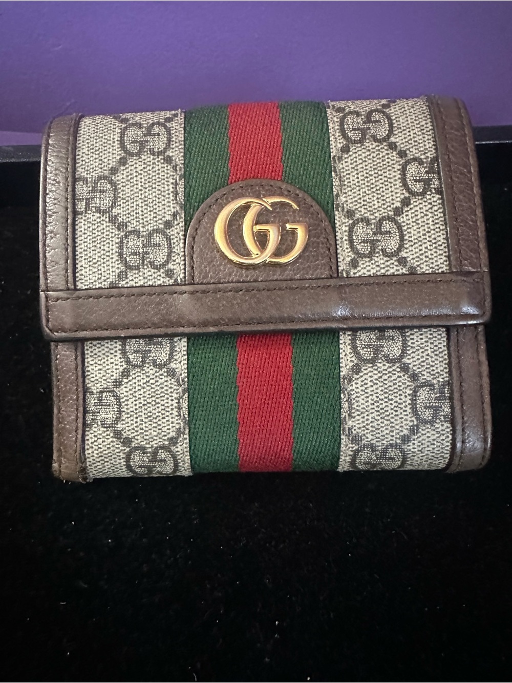 Gucci GG Sherry Line Canvas Wallet